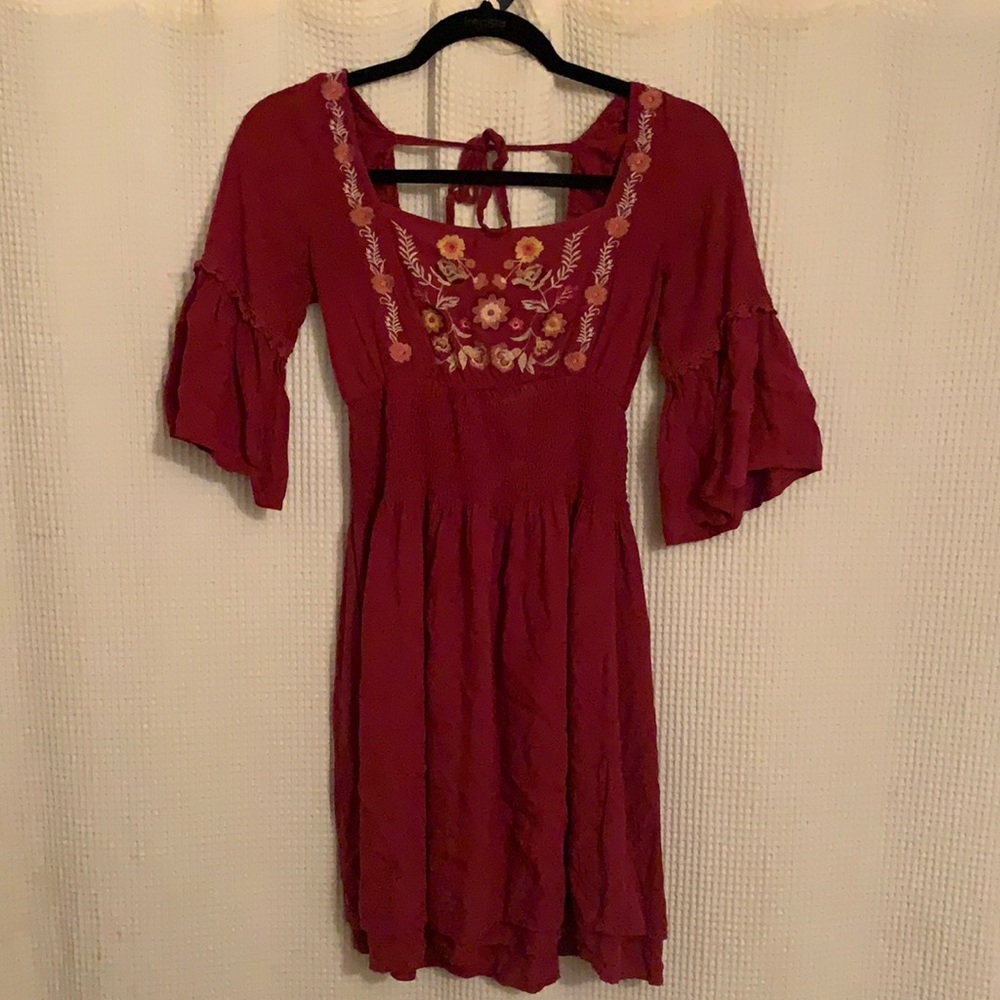 Blue Rain Boho red dress - Picture 3 of 8